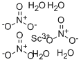 SCANDIUM(+3)NITRATE TETRAHYDRATE Struktur