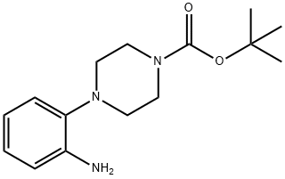 4-(2-AMINO-PHENYL)-PIPERAZINE-1-CARBOXYLIC ACID TERT-BUTYL ESTER Struktur