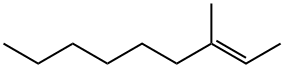 (E)-3-Methyl-2-nonene Struktur