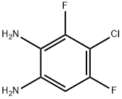 4-Chloro-1,2-diamino-3,5-difluorobenzene, 4-Chloro-3,5-difluorophenylene-1,2-diamine Struktur