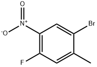 1-溴-4-氟-2-甲基-5-硝基苯 結(jié)構(gòu)式