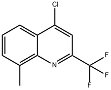 4-Chloro-8-methyl-2-(trifluoromethyl)quinoline Struktur