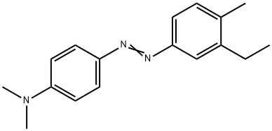 4-[(4-Methyl-3-ethylphenyl)azo]-N,N-dimethylbenzenamine Struktur