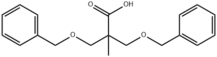 2,2-BIS-(BENZYLOXYMETHYL)PROPIONIC ACID Struktur