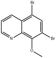 5,7-Dibromo-8-methoxyquinoline Struktur