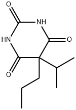 5-Isopropyl-5-propylbarbituric acid Struktur