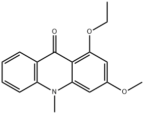 1-Ethoxy-3-methoxy-10-methyl-9-acridanone Struktur