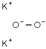 potassium peroxide Struktur