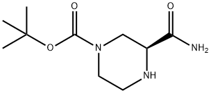 (S)-tert-Butyl 3-carbaMoylpiperazine-1-carboxylate Struktur