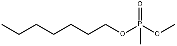 Heptyl methyl methylphosphonate Struktur