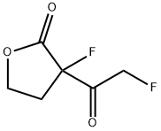 2(3H)-Furanone, 3-fluoro-3-(fluoroacetyl)dihydro- (9CI) Struktur