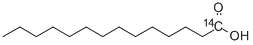 MYRISTIC ACID, [1-14C] Struktur