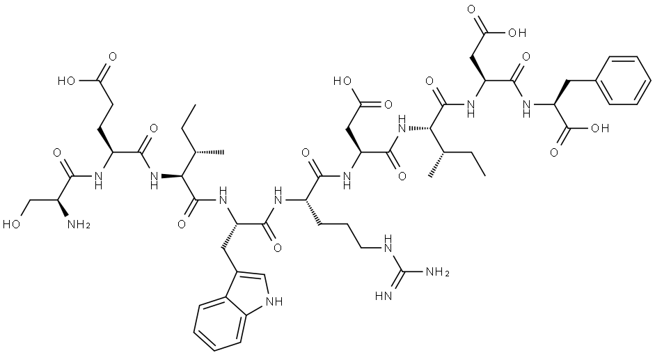 H-SER-GLU-ILE-TRP-ARG-ASP-ILE-ASP-PHE-OH Structure