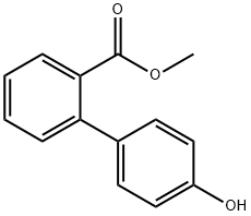 Methyl 2-(4-hydroxyphenyl)benzoate Struktur