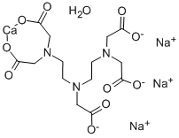 CALCIUM TRISODIUM DIETHYLENETRIAMINEPENTAACETATE HYDRATE Struktur