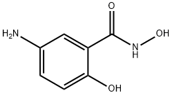 5-AMINO-N,2-DIHYDROXYBENZAMIDE Struktur