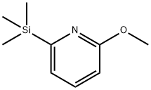 Pyridine, 2-methoxy-6-(trimethylsilyl)- (9CI) Struktur