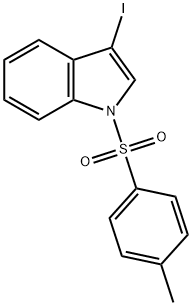 1H-Indole, 3-iodo-1-[(4-Methylphenyl)sulfonyl]- Struktur