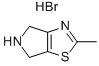 2-METHYL-5,6-DIHYDRO-4H-PYRROLO[3,4-D]THIAZOLE HYDROBROMIDE Struktur