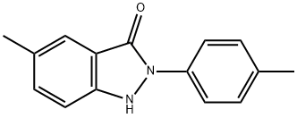 1,2-Dihydro-5-methyl-2-(p-tolyl)-3H-indazol-3-one Struktur