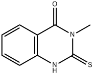 2-MERCAPTO-3-METHYL-3H-QUINAZOLIN-4-ONE Struktur