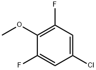 4-Chloro-2,6-difluorophenyl methyl ether, 5-Chloro-1,3-difluoro-2-methoxybenzene Struktur