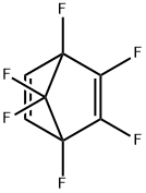 1,2,3,4,7,7-Hexafluorobicyclo[2.2.1]hepta-2,5-diene Struktur