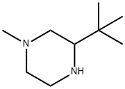 Piperazine, 3-(1,1-dimethylethyl)-1-methyl- (9CI) Struktur