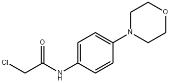 2-CHLORO-N-(4-MORPHOLIN-4-YL-PHENYL)-ACETAMIDE Struktur