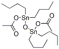 1,3-DIACETOXY-1,1,3,3-TETRABUTYLDISTANNOXANE Struktur