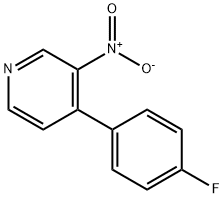 3-NITRO-4-(4'-FLUOROPHENYL) PYRIDINE Struktur