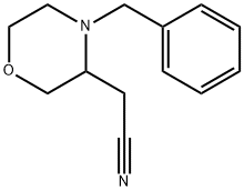 4-BENZYL-3-CYANOMETHYLMORPHOLINE Struktur