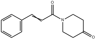 1-(1-Oxo-3-phenyl-2-propenyl)-4-piperidinone Struktur