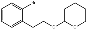 2H-Pyran, 2-2-(2-bromophenyl)ethoxytetrahydro- Struktur