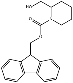 FMOC-2-PIPERIDYLMETHANOL Struktur