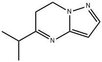 Pyrazolo[1,5-a]pyrimidine, 6,7-dihydro-5-(1-methylethyl)- (9CI) Struktur