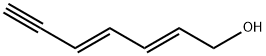 (2E,4E)-2,4-Heptadien-6-yn-1-ol Struktur