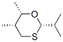 1,3-Oxathiane,5,6-dimethyl-2-(1-methylethyl)-,(2alpha,5alpha,6alpha)-(9CI) Struktur