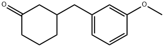 3-[(3-METHOXYPHENYL)METHYL]CYCLOHEXANONE Struktur