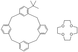 4-TERT-BUTYL-CALIX[4]ARENE-CROWN-4-COMPLEX Struktur