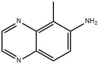 6-Quinoxalinamine,  5-methyl- Struktur