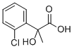 BENZENEACETIC ACID, 2-CHLORO-A-HYDROXY-A-METHYL- Struktur