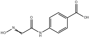 4-{[(2E)-2-(HYDROXYIMINO)ETHANOYL]AMINO}BENZOIC ACID Struktur