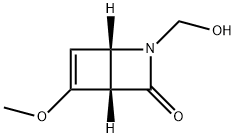 2-Azabicyclo[2.2.0]hex-5-en-3-one,2-(hydroxymethyl)-5-methoxy-,(1S)-(9CI) Struktur