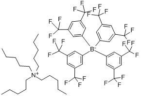 TETRAPENTYLAMMONIUM TETRAKIS(3 5-BIS-(TR Struktur