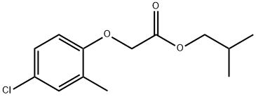 isobutyl 4-chloro-o-tolyloxyacetate Struktur