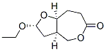 Furo[3,2-c]oxepin-6(4H)-one,2-ethoxyhexahydro-,(2alpha,3aalpha,8aalpha)-(9CI) Struktur