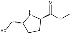 L-Proline, 5-(hydroxymethyl)-, methyl ester, cis- (9CI) Struktur