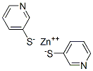 Zinc bis(3-pyridinethiolate) Struktur