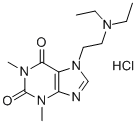 etamiphyllin hydrochloride  Struktur